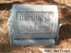 Minnie Hahn Behrens