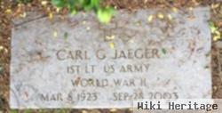 Carl G Jaeger