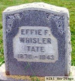 Effie F. Whisler Tate