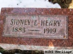 Sidney E Henry