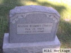 Annie Rambo Davis