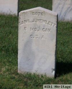 Pvt Samuel J. Hewlett