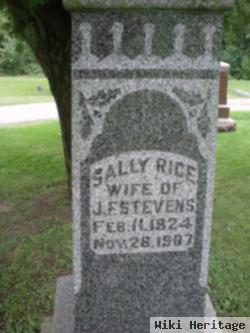 Sally Rice Stevens