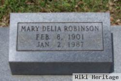 Mary Delia Robinson