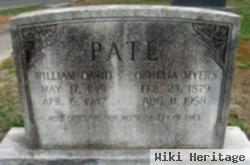 Ophelia Myers Pate