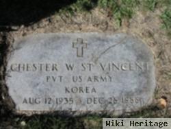 Pvt Chester W St Vincent