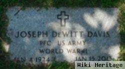 Pfc Joseph Dewitt Davis