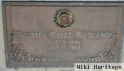 Bertha May Reitz Rutland