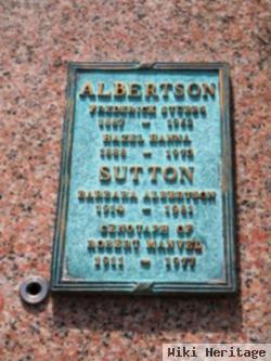 Barbara Albertson Sutton