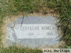 Gertrude Emily Brindle Rowland