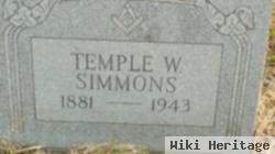Temple W. Simmons