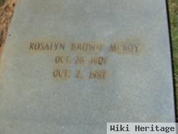 Rosalyn Brown Mckoy