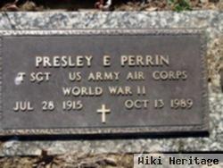 Sgt Presley E Perrin