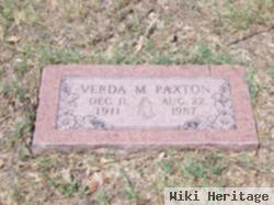 Verda M Paxton