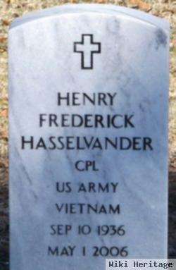 Henry Frederick Hasselvander