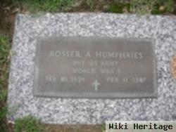 Pvt Rosser A. Humphries