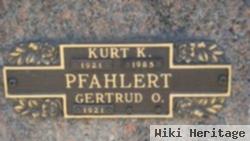 Kurt K Pfahlert