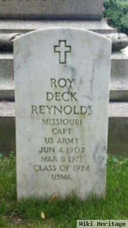 Lieut Roy Deck Reynolds