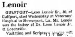 Leon Lenoir, Sr