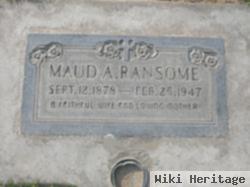 Maud A. Gordon Ransome