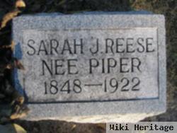 Sarah J. Piper Reese