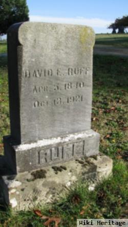 David E. Ruff