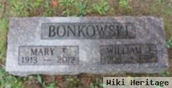 William J Bonkowski, Sr