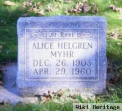 Alice B. Hoversten Helgren Myhr