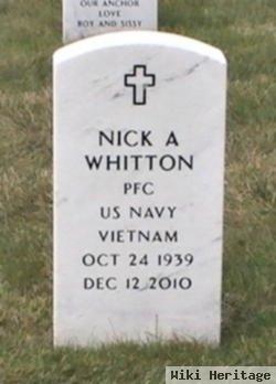 Pfc Nick A. Whitton