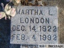 Martha L London