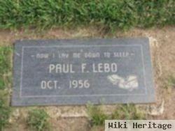 Paul Freeman Lebo