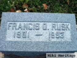 Francis O Rusk