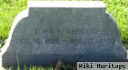 John F Vergenz