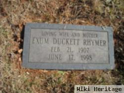 Clara Exum Duckett Rhymer