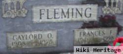 Frances F Payne Fleming