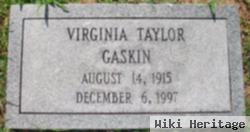 Virginia Elizabeth Taylor Gaskin