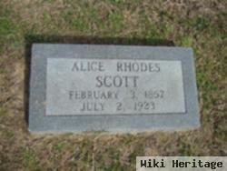 Sarah Alice Rhodes Scott