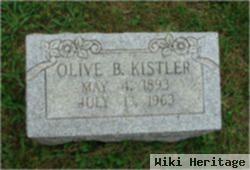 Olive B. "ollie" Mosier Kistler