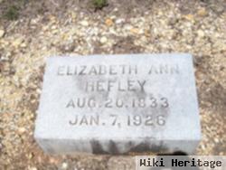 Elizabeth Ann Bradbury Hefley