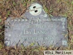 Ida Thomas Lang