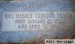 Henrie Clinton Dowdy