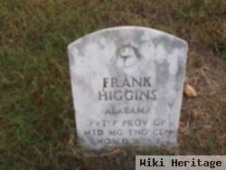 Pvt Frank Higgins