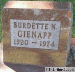 Burdette "bud" Gienapp