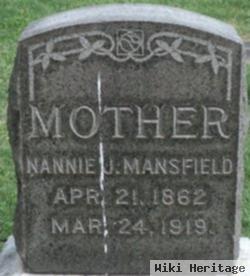 Nannie J King Mansfield