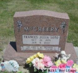 Frances Julia Soto Mccreery