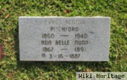 Ada Belle Nunn Pitchford