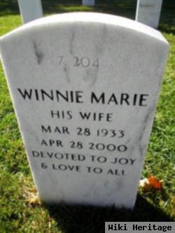 Winnie Marie Evans