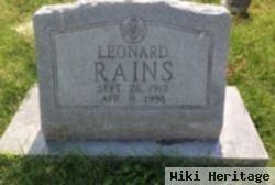 Leonard Raymond Rains