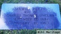 Mary Bertha "mamie" Petty Sinclair