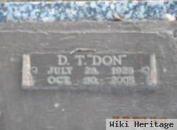 D T "don" Dillard